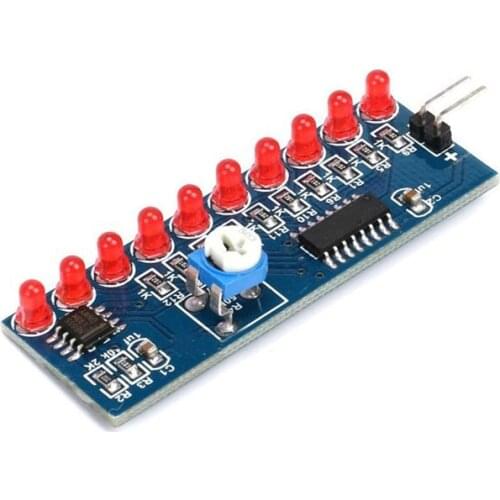 NE555+CD4017 Running LED Flow LED Light Electronic Production Suite DIY Kit