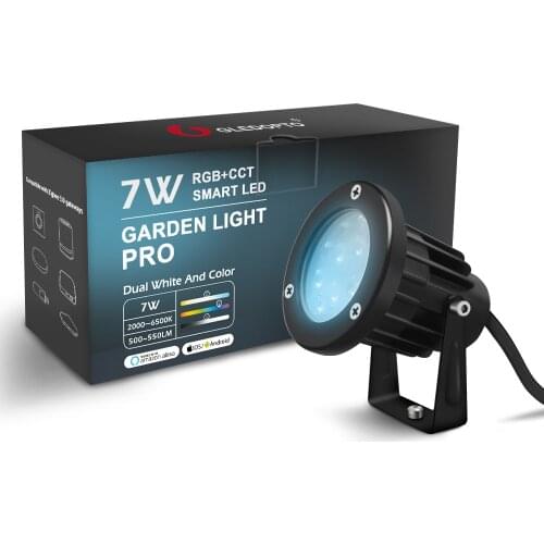 Zigbee 3.0 7W Garden Lamp AC100-240V Or DC24V Pro RGBCCT Smart Outdoor LED Spike Lights For Grassplot Exterior Roof Lawn