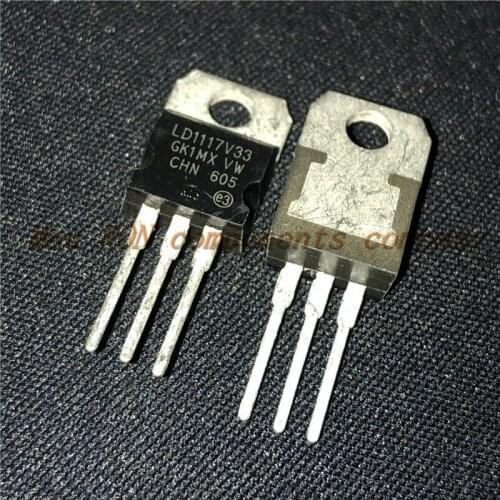 10PCS/LOT LD1117V33 LD1117 3.3 TO-220 LD1117AV33 TO220 new original In Stock