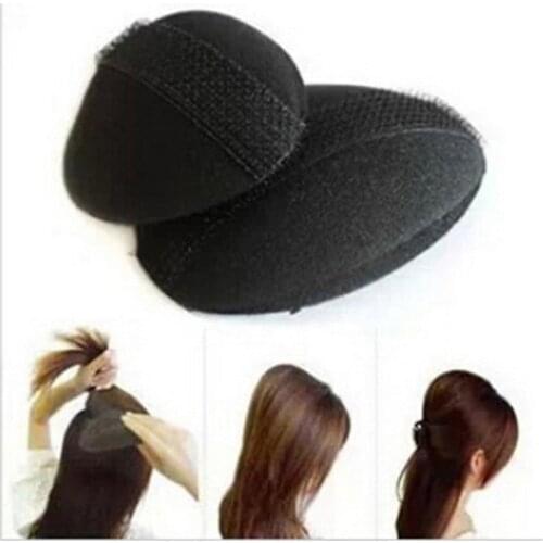 2pcs Hair Base Bump Styling Insert Tool Volume Fluffy Princess Styling Increased Hair Sponge Pad Hair Puff Paste