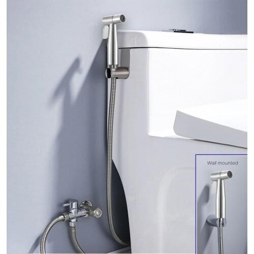 Anal Shower Stainless Steel Nozzles Vagina Douch Hygienic Cleaning Toilets Spare Parts Water Gun Mixer Handle Kit Bath Sprayer