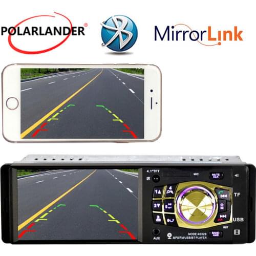 Car Radio Support Bluetooth 1 Din 4.1 Inch 2018 Newest Car MP5 Player Audio Video TF USB Port Multilanguage Remote Control