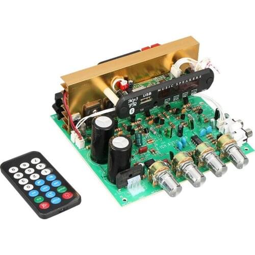 SOTAMIA Bluetooth Amplifier Board Amplificador 80W 2.1 Channel Subwoofer Amplifier With AUX FM TF U Disk Home Sound Theater Diy