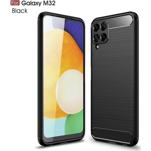 For Samsung Galaxy M32 Case Silicone Shell Soft Fundas Rubber Protective Case For Samsung M32 Cover For Galaxy M32
