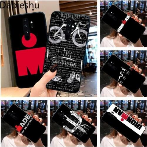 Ironman Triathlon Swim bicycle marathon Coque Shell Phone Case for Redmi Note 9 8 8T 8A 7 6 6A Go Pro Max Redmi 9 K20 4X