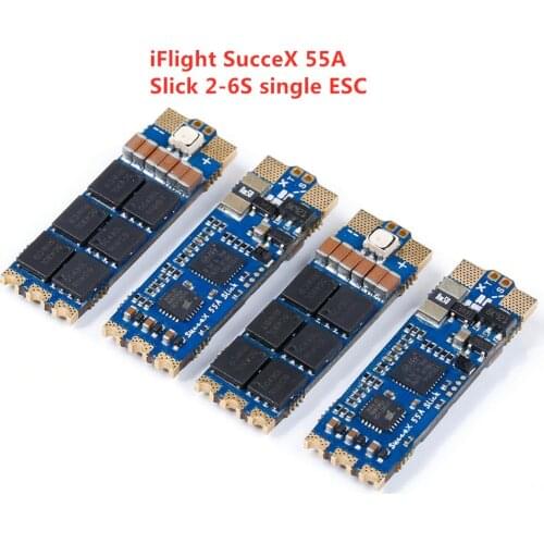 IFlight 2-6S SucceX 55A Slick single ESC with 8-layer PCB board Support Dshot 150 300 600 1200 MultiShot OneShot for RC Drone