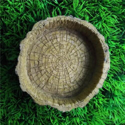 Resin Turtle Tortoise Water Dish Food Bowl Feeder Gecko Snakes Lizard Reptile Amphibians Feeding Feeder Bowls