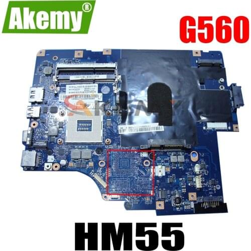 Laptop motherboard For LENOVO Ideapad G560 Z560 Mainboard NIWE2 LA-5752P HM55