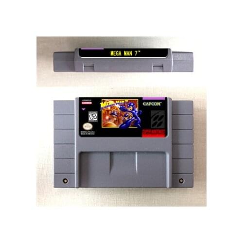 MEGA MAN 7 - Action Game Card US Version English Language