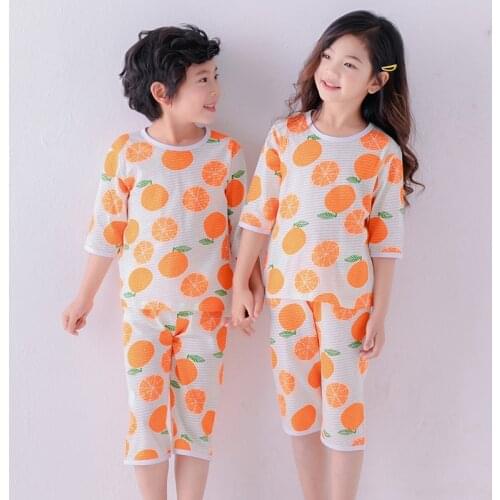 Fashion Children Pajamas Animal Cartoon Sleepwear Kids Clothes Set Summer Pyjamas Kids Toddler Baby Sleepwear For Boys Girls