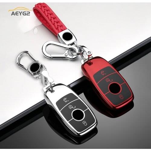 Soft TPU Car Remote Key Full Cover Case For Mercedes Benz 2017 E Class W213 E43 E300 E400 2018 S Class Car Smart Key Holder Fob