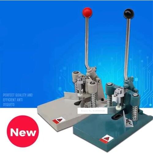 NEW YJ-610 Manual Round Corner Machine R6 and R10 Corner Blade Cast Iron Round Corner Machine With Pressure Foot Paper Cutter