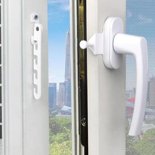 Window Security Lock Window Limiter Lock Position Stopper Casement Wind Stainless Steel Child Safety Restrictor Hook