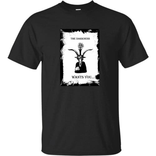 Baphomet Funny Satanic Occult Dark All Seeing Eye Goat Gothic BLACK T-Shirt 2019 New T-Shirt