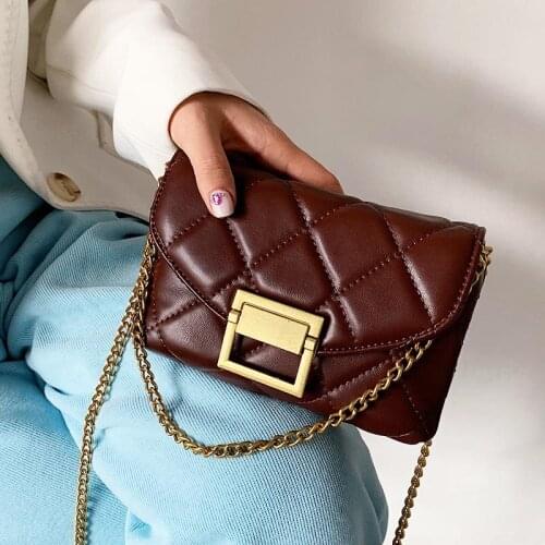 Women Small Shoulder Bag LuxuryPurse And Handbags For Women 2021 Meatal Chain Mini Crossbody Bag Trending Small Clutch Purse