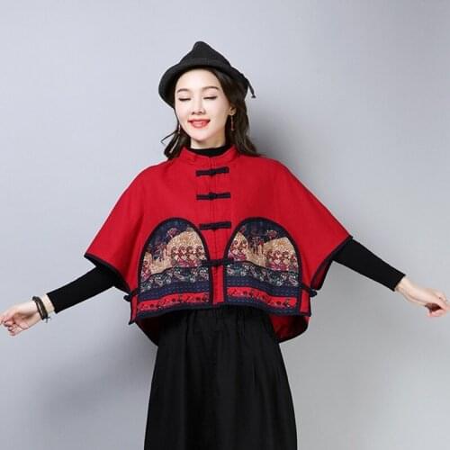 Ladies Chinese Tops Vintage Waistcoat Ethnic Literary Stand Collar Cotton Linen Vest Chinese Style Clothing Women FF2491
