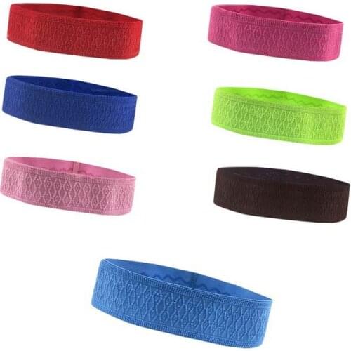 1 Pcs Non-slip Yoga Hair Band For Running Fitness Gym Cycling Workout Headband Sport For Men Women Hairband Head Sweat band