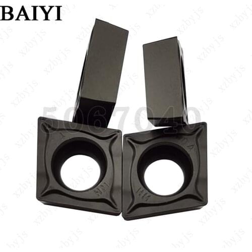 10pcs CCMT09T304-HM YBD152 High-speed cutter lathe Turning Tool for Cast Iron CCMT09T304 External Turning tools Carbide Inserts