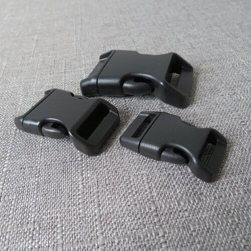 10pcs/lot 15mm 20mm 25mm Plastic side release strap buckle for bag pet dog collar necklace bracelet garment sewing DIY accessory