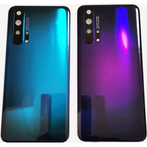 100% Original glass For Huawei Honor 20 Pro Battery Cover Rear Door Housing Back Case Replaced Battery Cover