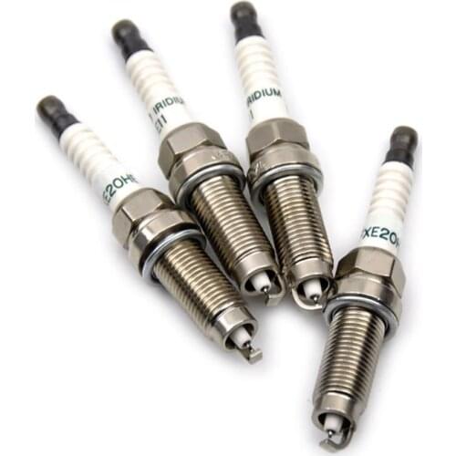4Pcs/Lot 22401-ED71B FXE20HE11 Platium Iridium Spark Plug For Nissan Juke Versa Micra Tiida X-Trail 22401ED71B DILZKAR6A11
