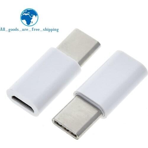 5pcs Mini Converter Micro Usb To Type C Jack Adapter For Phone Support Charging Transmission Type-C Splitter Wide Compatibility