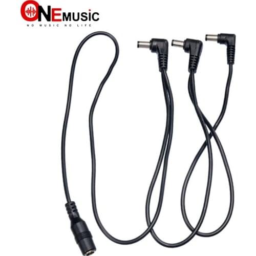 Black VITOOS 3 Ways Guitar Cables for Guitar Pedals Electrode Daisy Chain Harness Cables Guitar Adapter Splitter Cables