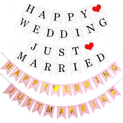 5M Text Flags Pennant Birthday Bunting Banners Wall Hanging Wedding Hanging Banner Party Garland Wedding & Engagement