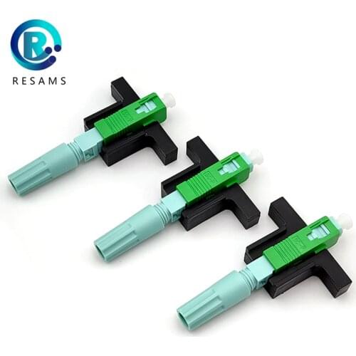 FTTH CIXI Nut Type Cold Joint Easy To Use Fiber Covered Wire SC APC Quick Connector Optic Fast Free Shipping Optical 53mm Length