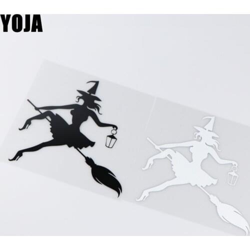 YOJA 14.9X14.8CM Art Fashion Vinyl Car Sticker Decal Creative Beautiful Girl Pattern ZT2-0144