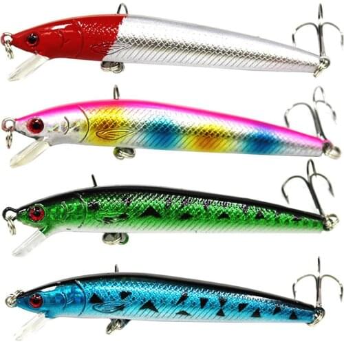 10cm Artificial Fishing Lifelike Hard Lure Crankbait Wobbler Fish Bait Tackle