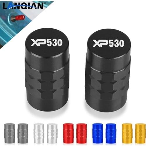 With Logo "XP530" For YAMAHA XP530 XP 530 XP-530 12-16 Wheel Tire Valve stem caps Cover Air Aluminum Alloy Valve Caps Stem Cover