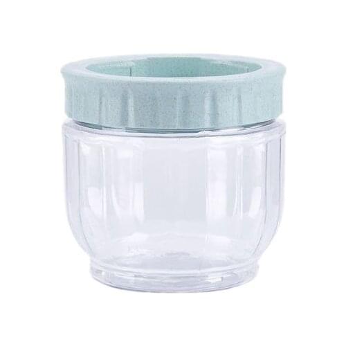 C5AC Kitchen Transparent Food Storage Container With Lids Sealing Pot Cereal Grain Bean Rice Sealed Plastic Milk Powder Jar
