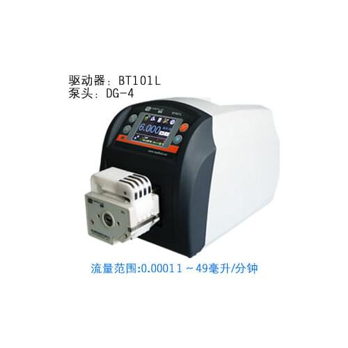 BT101L DG6-4 Intelligent peristaltic pump Precise Flow Control Water Liquid Industry Laboratory Pump 0.00016-26 ml/min