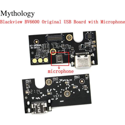 Mythology for Blackview BV6600 Original USB Board Microphone Flex Cable Dock Connector Mobile Phone Charger Circuits