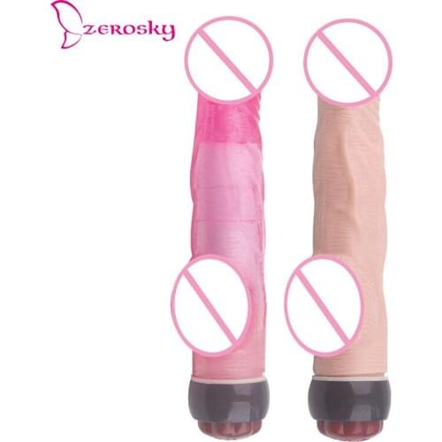 Realistic Penis Sex Toys Clitoris Stimulator G Spot Dildo Butt Plug Vibrator Sex Toys for Woman Multi-speed Vibrating Stimulato