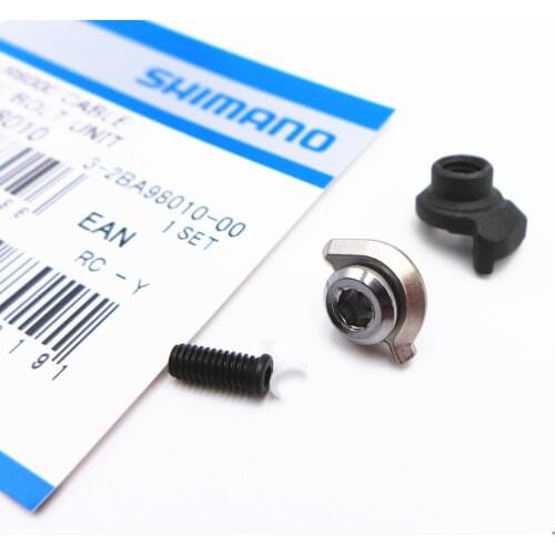SHIMANO Y2BA98010 Ultegra R8000 Front Derailleur Cable Fixing Bolt Unit & Cable Adjust Bolt Unit FD-R8000