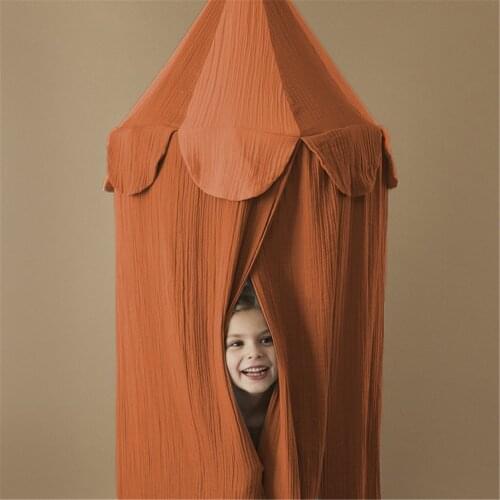 Nordic Bed Canopy Hanging Mosquito Net Fairy Princess Dome Bed Tent Chiffon Crib Canopy Curtain Mosquito Net Bedcover