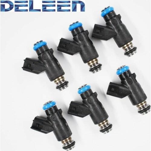 Deleen 6x High impedance Fuel Injector 35310-3C000 / FJ837 For Hyundai Car Accessories