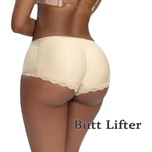 Sexy Padded Panties Buttock Push Up Enhancer Underwear Butt Lifter Fake Butt One-piece Briefs