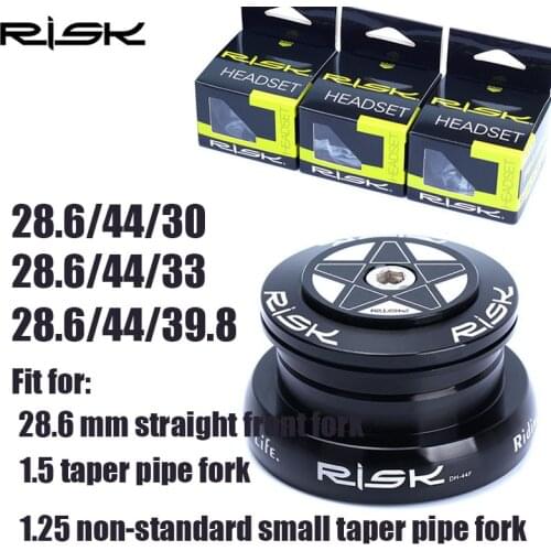 Bicycle External Headset 44MM Straight Tube Frame Bearing Headset Mountain Bike 1.5' Taper Pipe Fork Alloy Headset 3 sizes