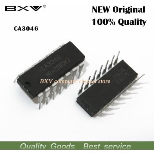 10pcs CA3046 DIP14 CA3046E DIP-14 3046E DIP new original IC