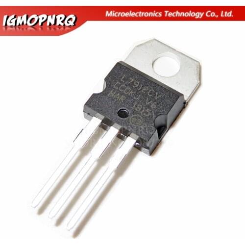 10pcs L7912CV L7912 KA7912 MC7912 Voltage Regulator -12V 1.5A TO-220 new original