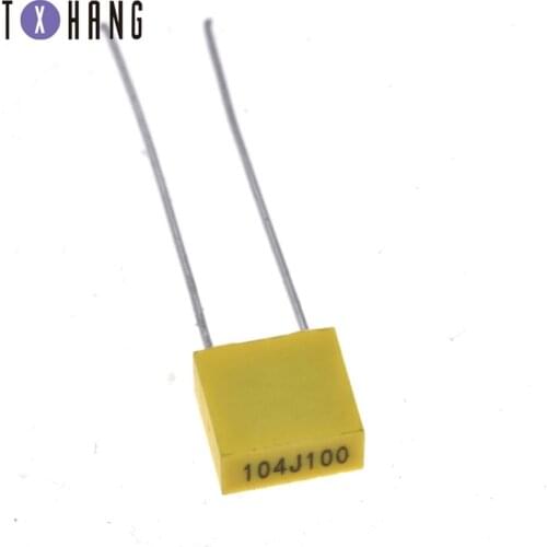 20PCS 100NJ100 correction capacitors 100V 100NF 0.1UF capacitor 5mm pitch