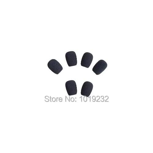 20pcs/lot Headset replacement Foam Microphone Cover telephone headset mic cover microphone windscreen windshied headset foam
