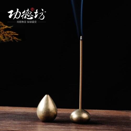 Incense Temple stick of pure copper bedroom special incense accessories for sweet incense