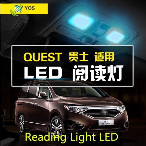 Car Reading Light LED 12V 6000K 9W Ceiling Light Indoor Interior Door Light Refit For Nissan QUEST