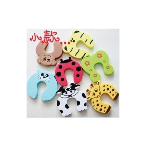 Free shipping 21 PCs Child kids Baby Animal Cartoon Jammers Stop Door stopper holder lock Safety Guard Finger Protect