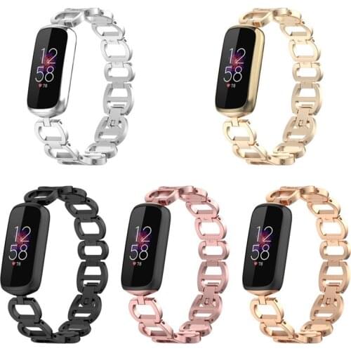 Stainless Steel Wristband For Fitbit Luxe Metal Smart Watch Band Wrist Strap Watchband Correa Bracelet Accessories