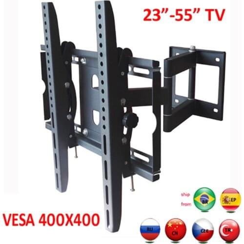 DL-WA-88ST 50KG 3 arms 55inch 42inch retractable led tv FULL motion lcd wall mounted bracket drop down tv lift